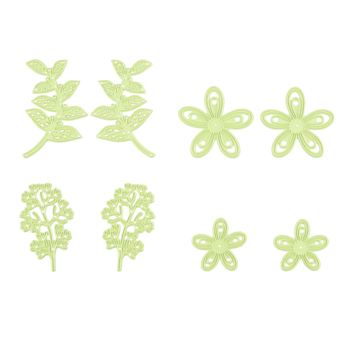 Nellie's choice • bullet journal cutting dies bloemen 8st.