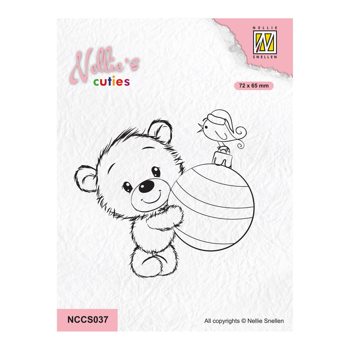 Nellie's choice • nellie's cuties clear stempels christmas ball