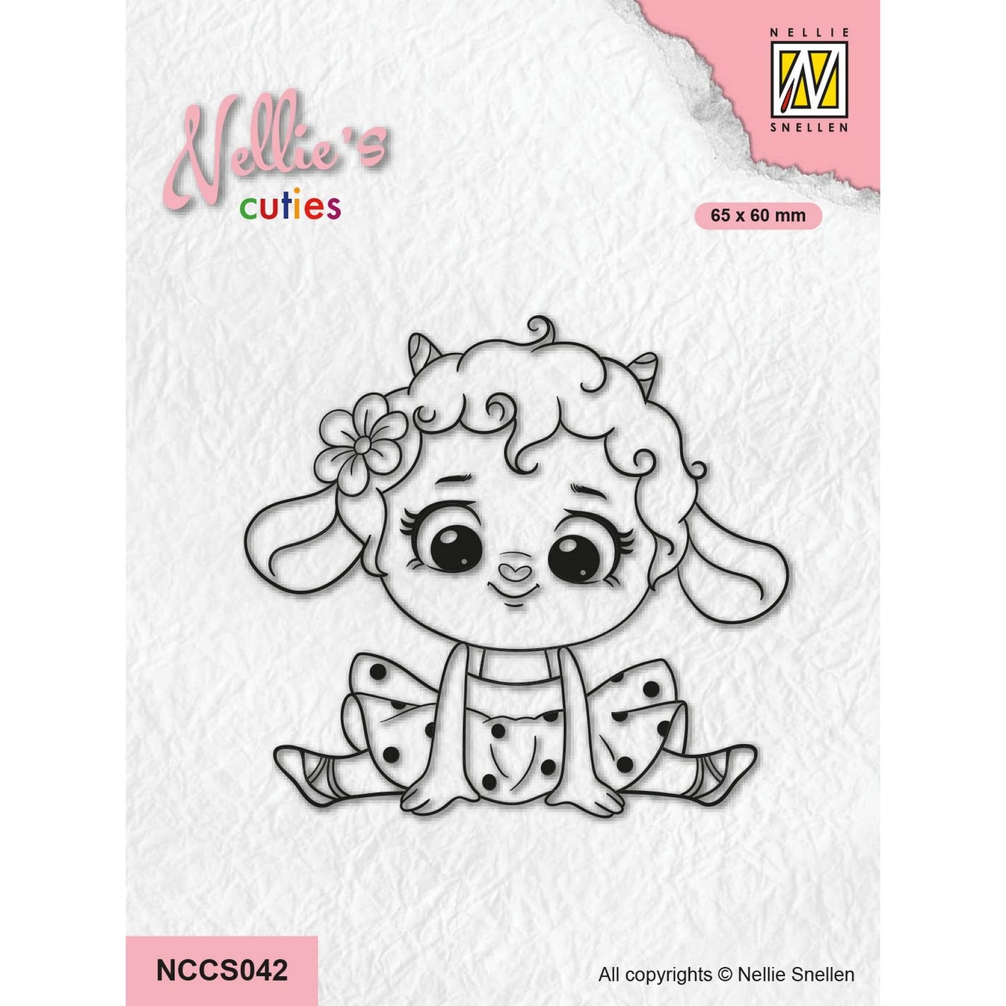 Nellie's choice • nellie's cuties clear stamp little lamb