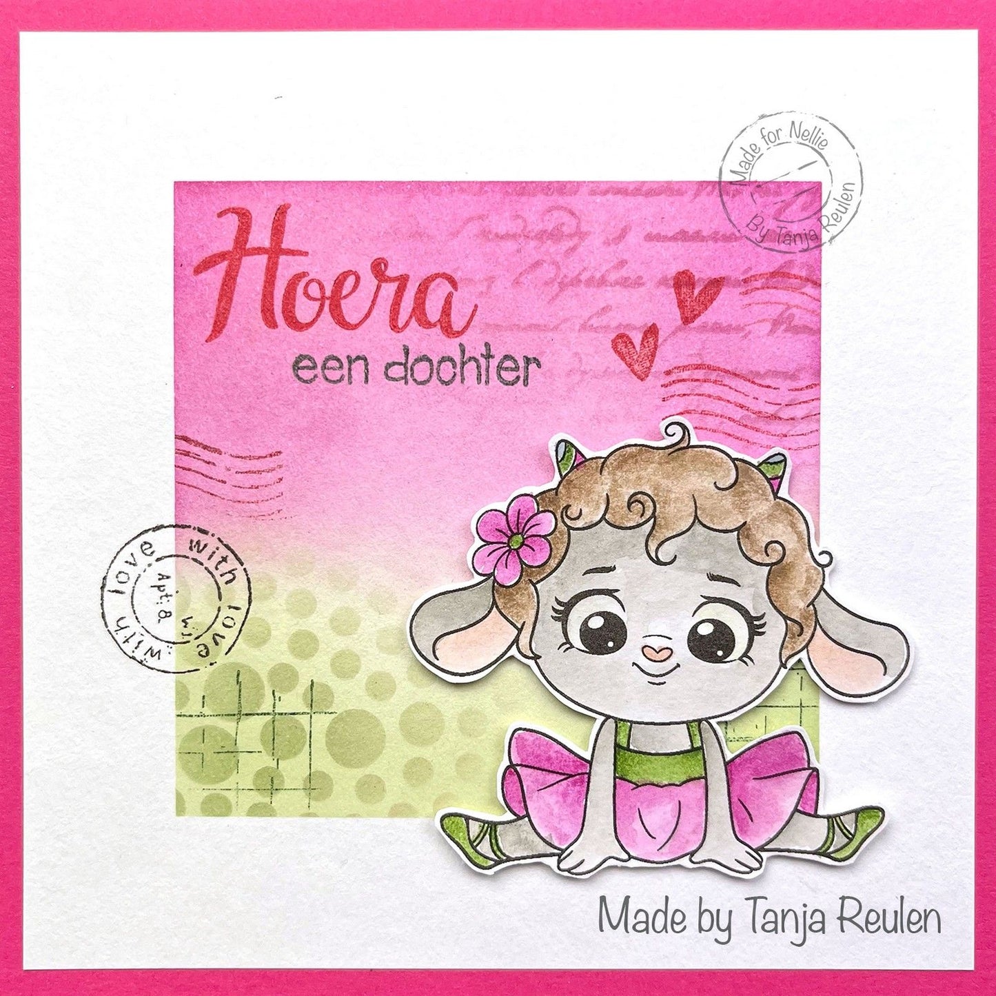 Nellie's choice • nellie's cuties clear stamp little lamb