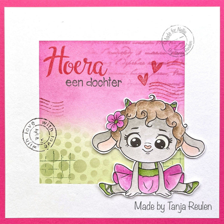 Nellie's choice • nellie's cuties clear stamp little lamb