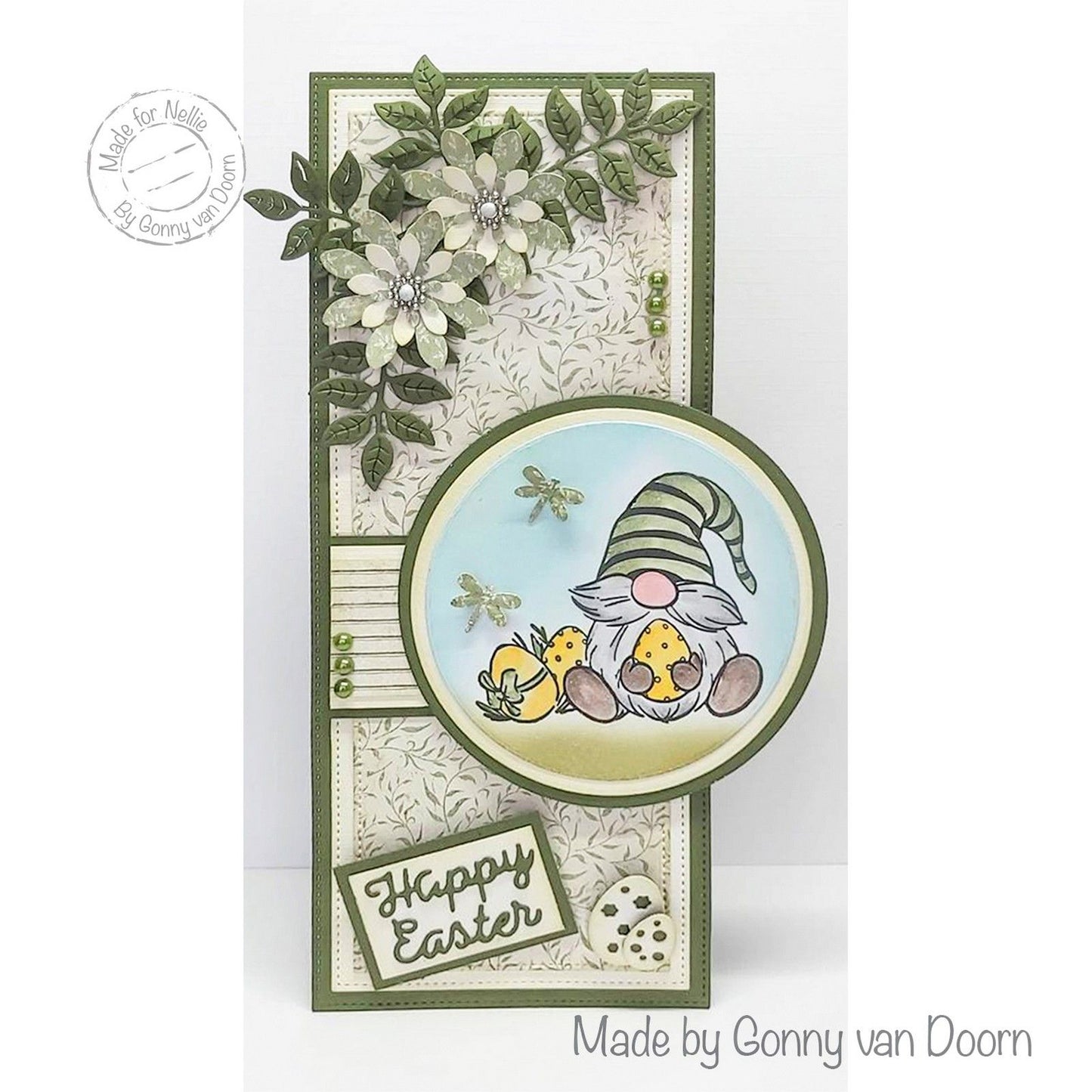 Nellie's choice • nellie's cuties clear stamp easter gnome 50x70mm