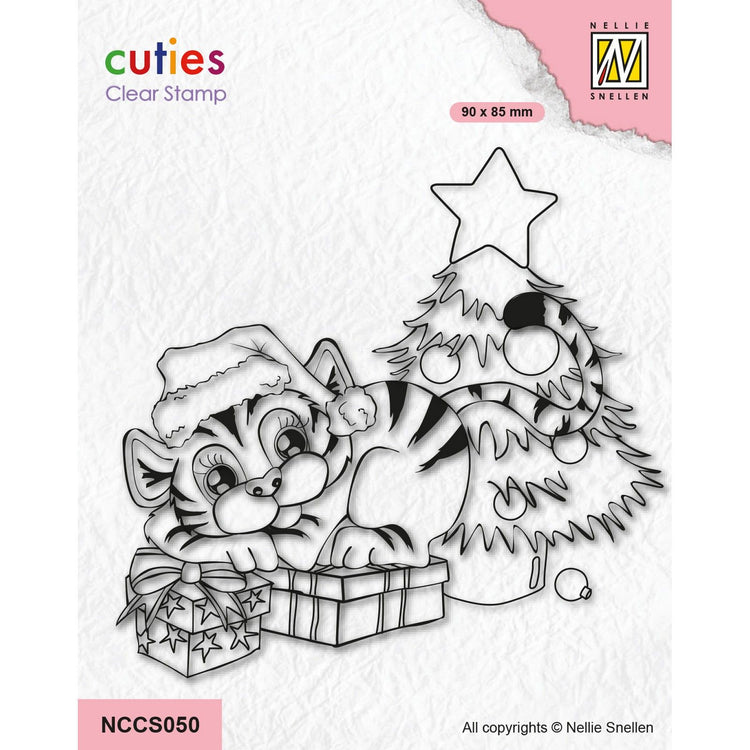 Nellie's choice • cutie clear stempels tiger