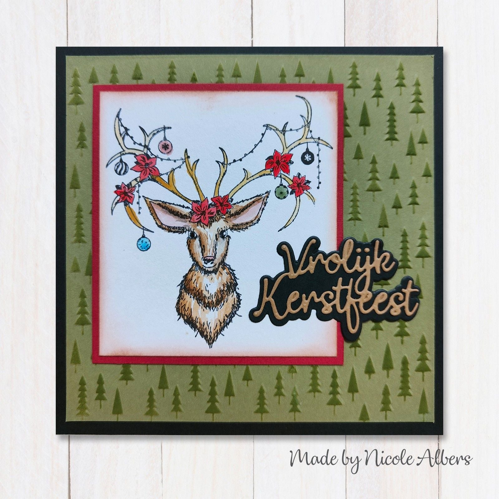 Nellie's choice • cutie clear stempels reindeer