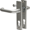 Nemef 3252 p beslag kortschild afgerond | d kruk-kruk | beslagset | geveerd | krukstift 8mm | f1 aluminium | pc72-pc72 - 9325216720