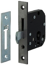Nemef 4208 veiligheidsbijzetslot | skg** | dm50mm | voorplaat rvs 25x140mm rechthoekig | p 4208 12 | dr 1+2+3+4 - 9420817500 - afbeelding 1