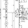 Nemef 5060 veiligheidsmeerpuntssluiting | krukbediend | skg*** | dm65mm | pc72mm | voorplaat staal verzinkt 20x1700mm afgerond| dr 1+3 2+4 - a000326385