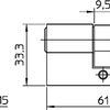 Nemef dubbele profielcilinder 142 9 | 3 sleutels | blister | 61 mm - 9014209290