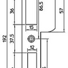 Nemef p 4139 17 u dr.2+4 sluitplaat - 9413990177
