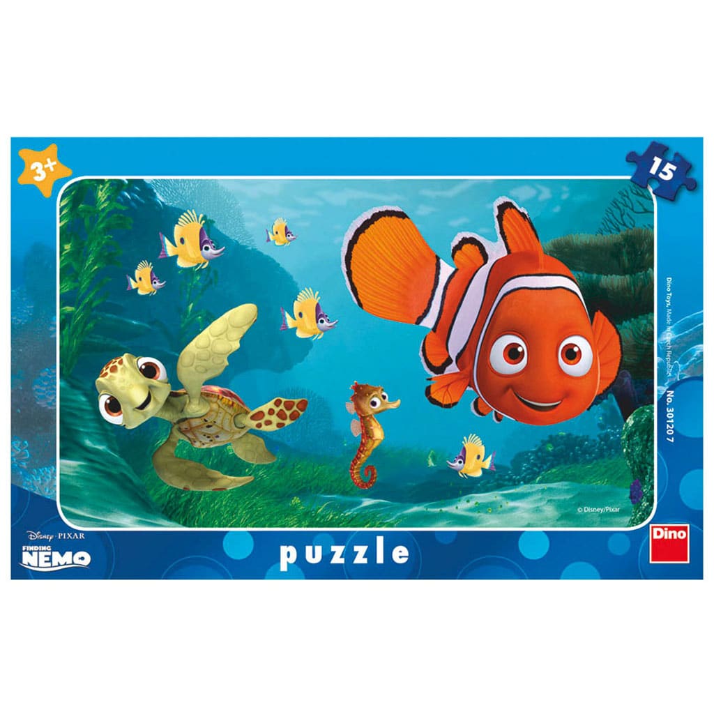 Disney puzzel pixar nemo frame puzzel 15 stukjes