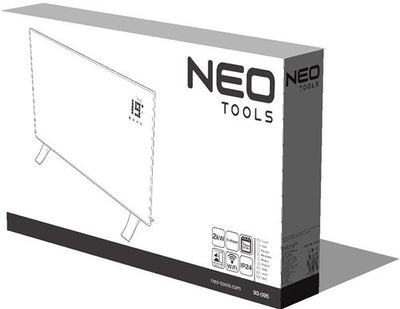 Enzo neo 90-095 | convector kachel | 2000w | wifi | 83,5 x 45 cm - 90-095