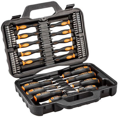 Neo schroevendraaierset | 58 delig in koffer - 6460198