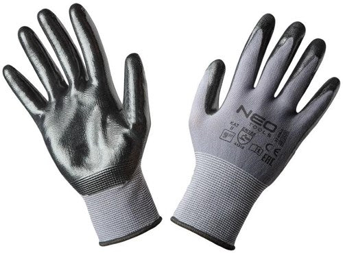 Neo werkhandschoen nylon | met nitril coating | m10 - 6453451