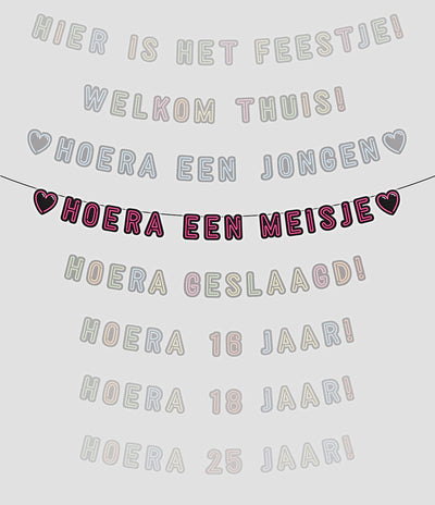 Paperdreams neon slinger hoera meisje!