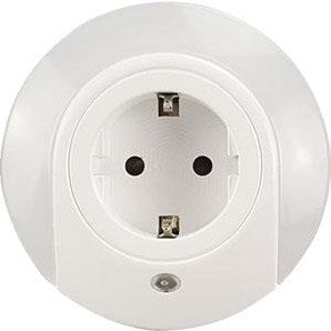 Enzo nested led nachtlamp met sensor en stopcontact 0,42w 3000k - 5652101
