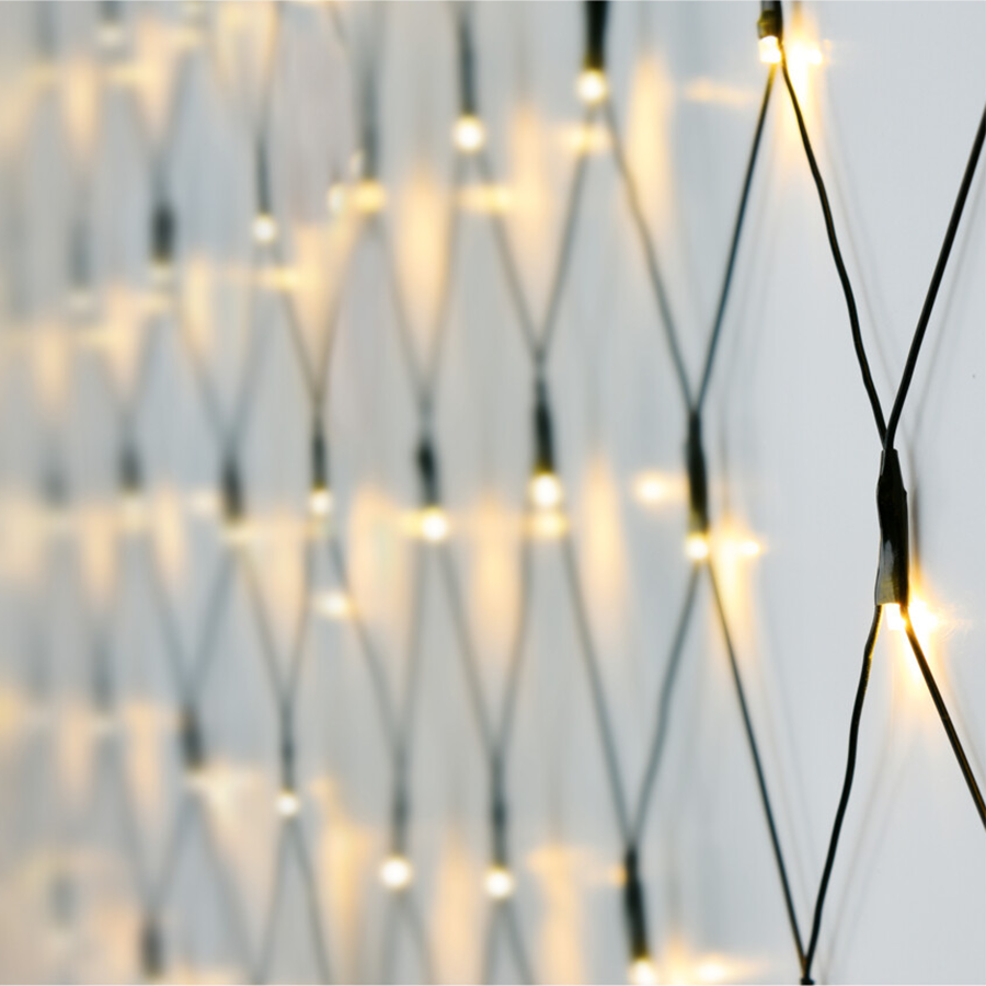 Netverlichting led warm wit 160 leds 1x2m