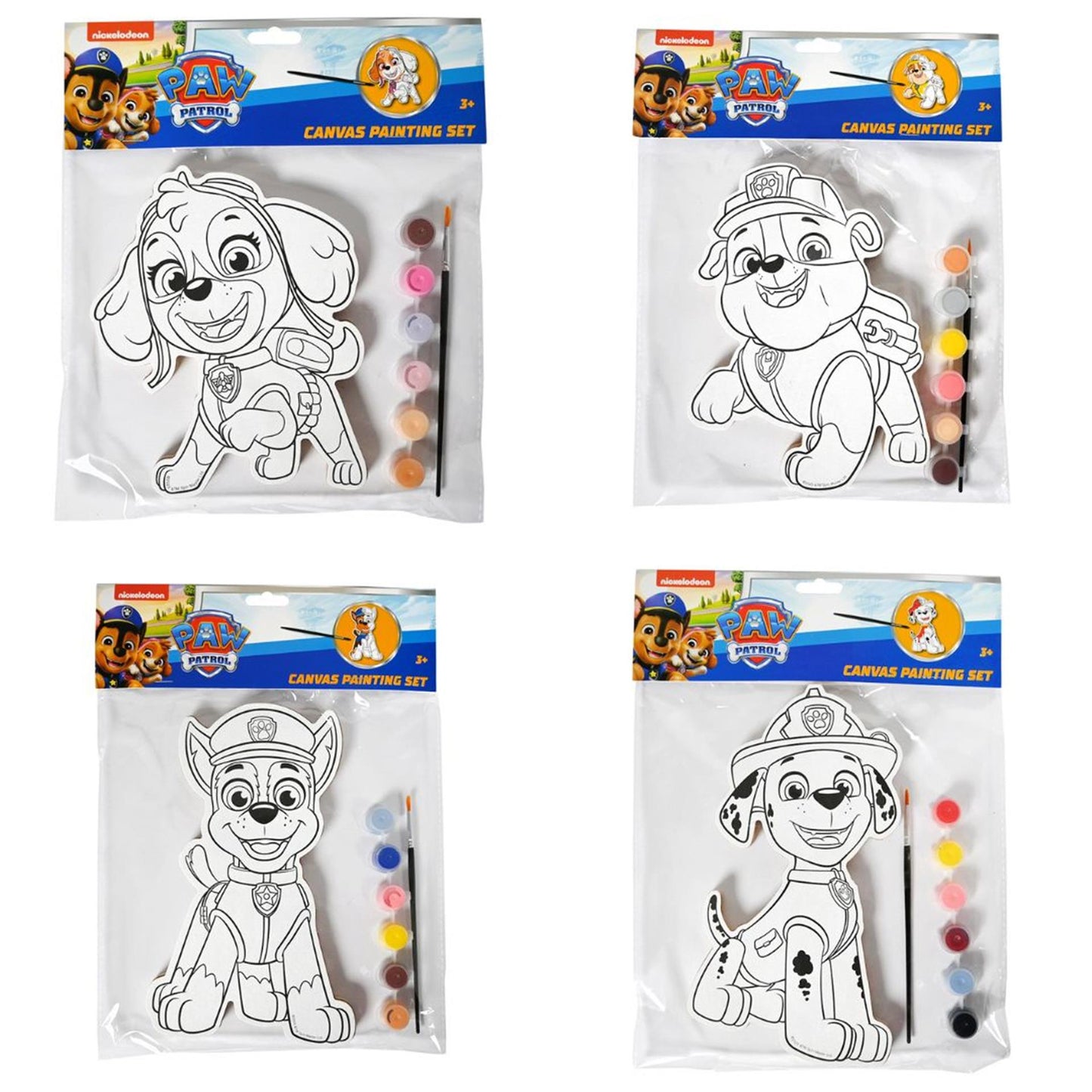 Canvas schilderen paw patrol