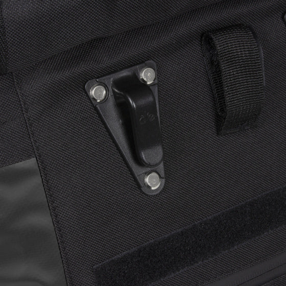 Bike carbon waterafstotende shopper fietstas 21l zwart