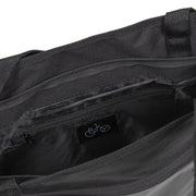 Bike carbon waterafstotende shopper fietstas 21l zwart - afbeelding 6