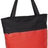 Bike carbon waterafstotende shopper fietstas 21l rood