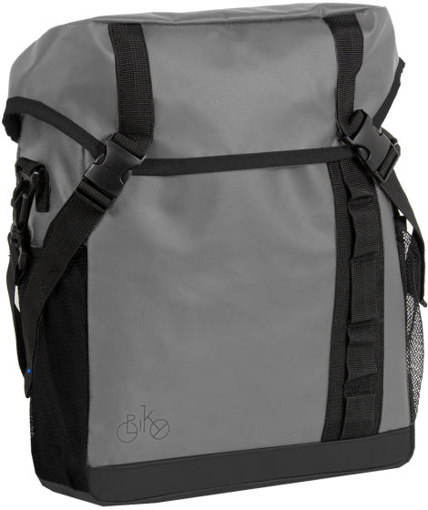 Bike carbon waterafstotende fietsschoudertas 12l grijs
