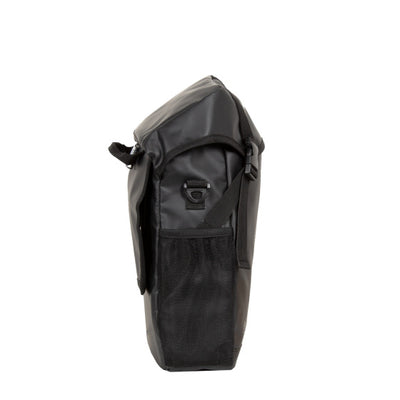 Bike carbon waterafstotende fietsschoudertas 12l zwart