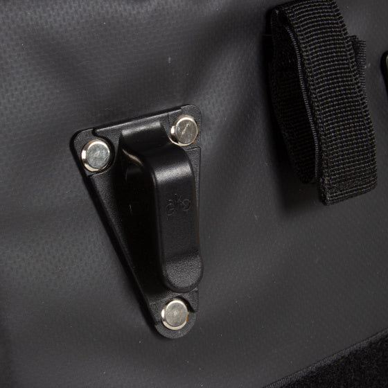Bike carbon waterafstotende fietsschoudertas 12l zwart
