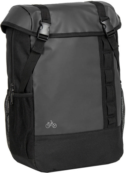 Bike carbon waterafstotende fietsschoudertas 24l zwart