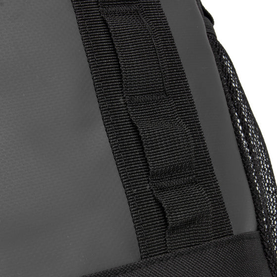 Bike carbon waterafstotende fietsschoudertas 24l zwart