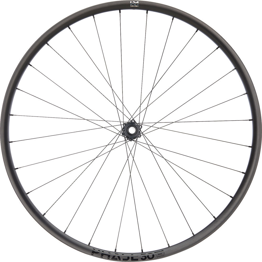 Newmen phase 30 light 29 6-bolt 15x110 fade carbon front wheel