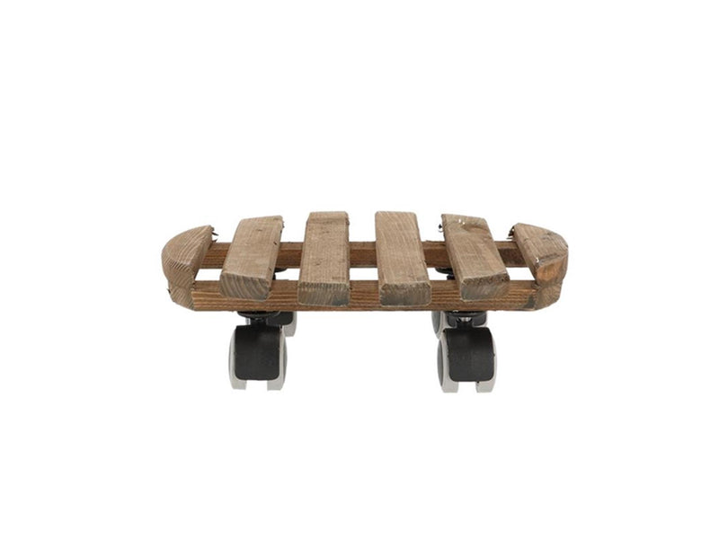 Esschert design plantentrolley bruin ø29