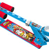 Nickelodeon 2-wiel Kinderstep Opvouwbaar Voetrem Blauw