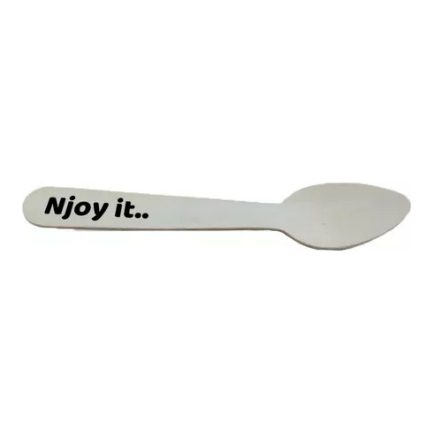 Njoy ijslepeltjes hout bio 14 cm (100 stuks)
