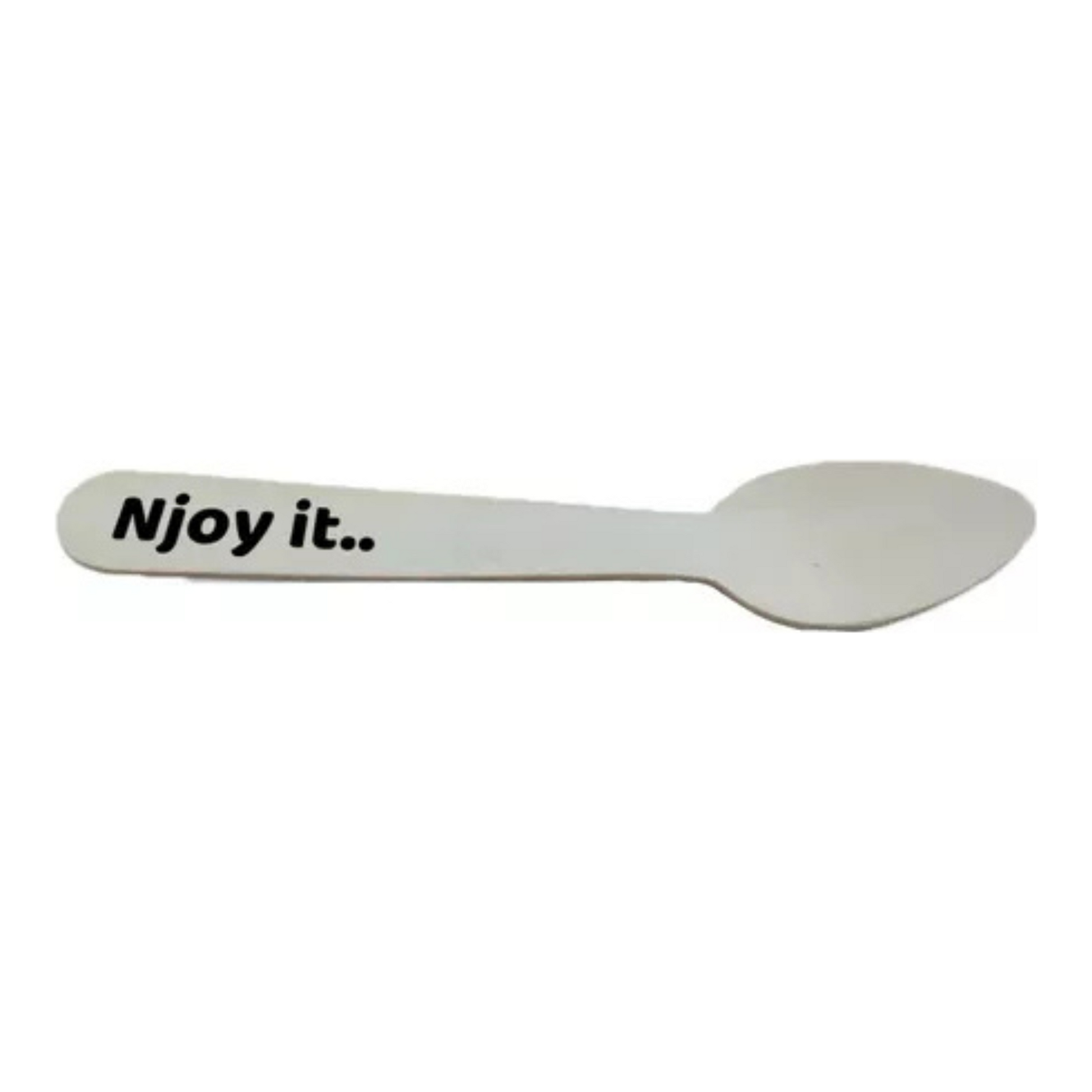 Njoy ijslepeltjes hout bio 14 cm (100 stuks)