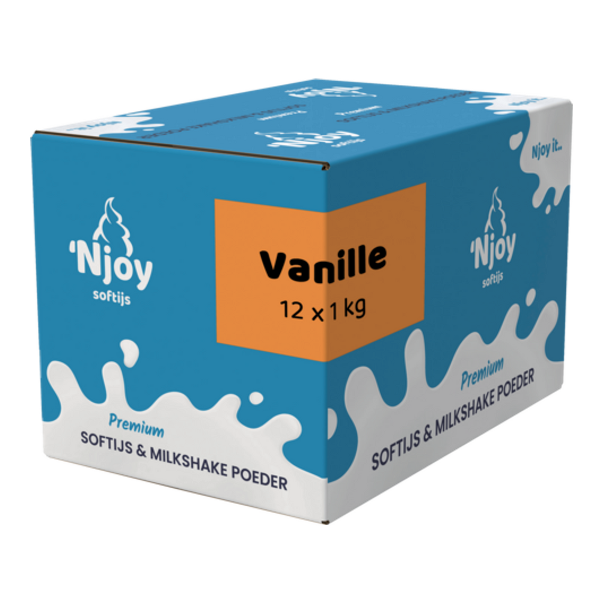 Njoy vanilleijs mix (12x 1kg)