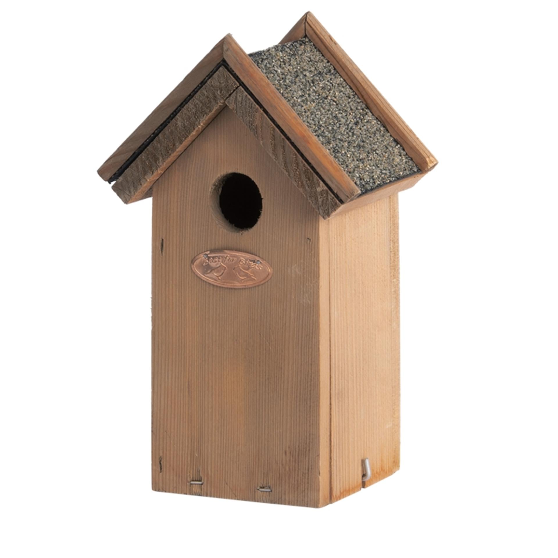 Esschert design nestkast winterkoning vurenhout met bitumen dak l11,3 x b16 x h21,5cm