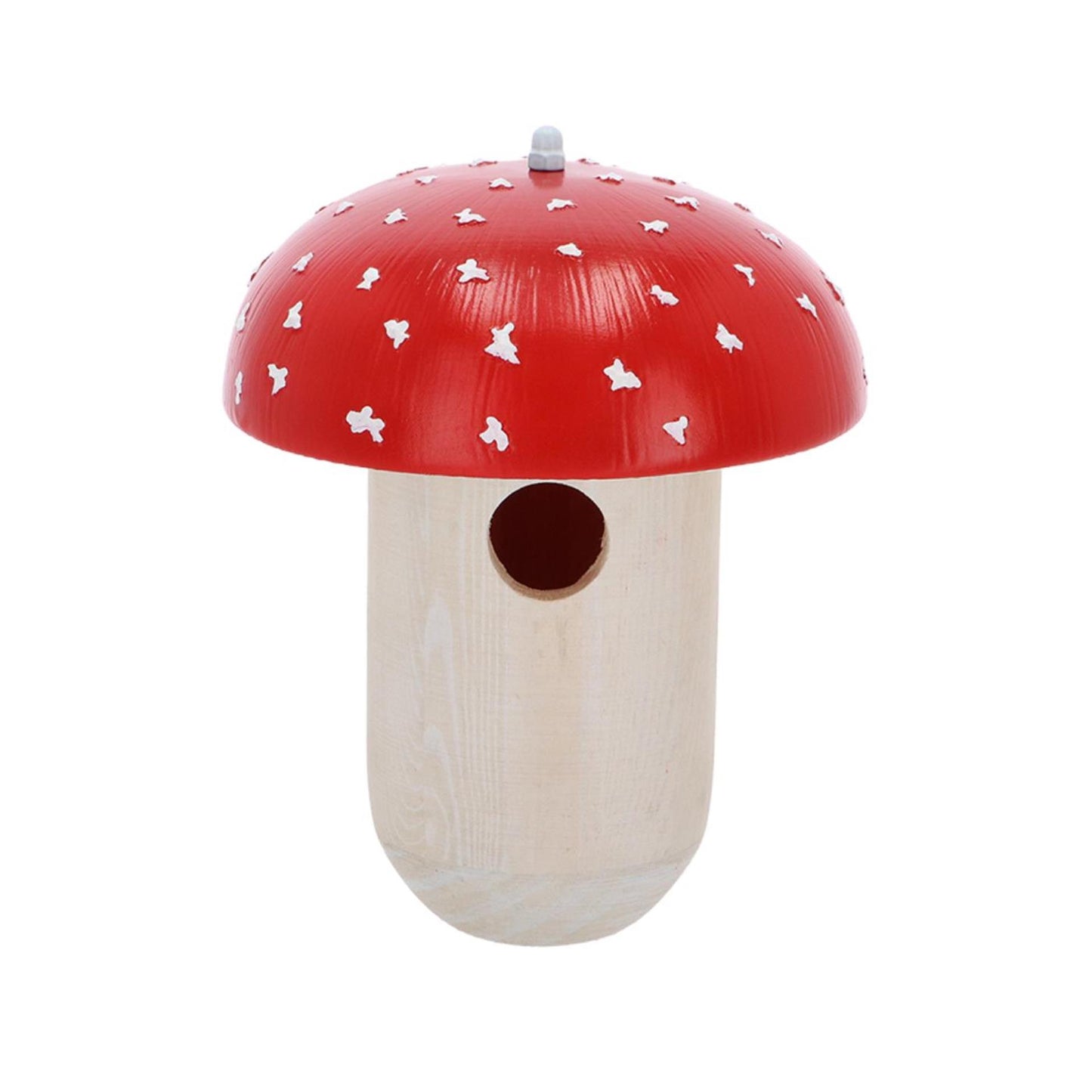 Esschert design nestkast vliegenzwam 18,0x14,0x22,8 cm hout kunststof