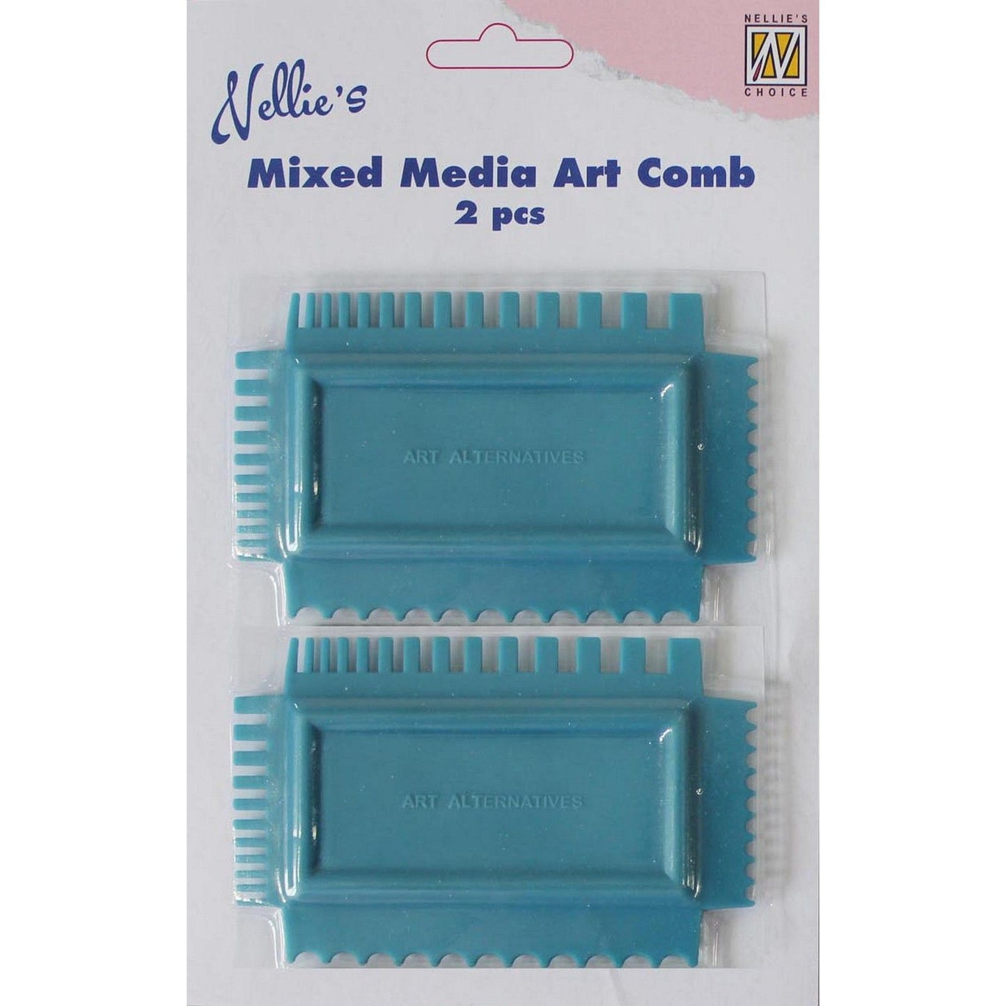 Nellie's choice • mixed media tools art comb (2stuks pkg)