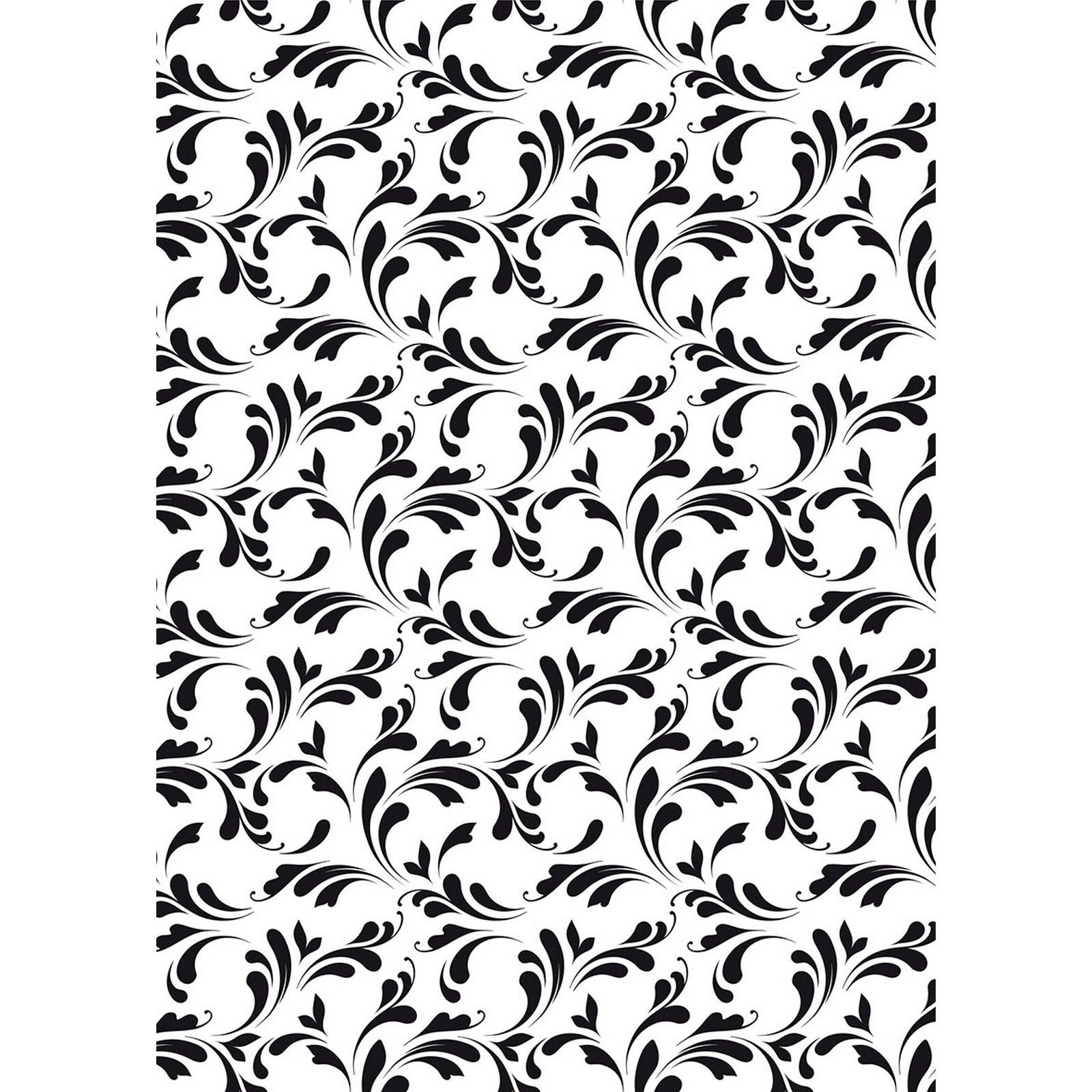 Nellie's choice • lasercut stencil a5 swirls-2