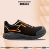No risk mirage 1249.20 s1p | oranje zwart | maat 39 - 5607421014392
