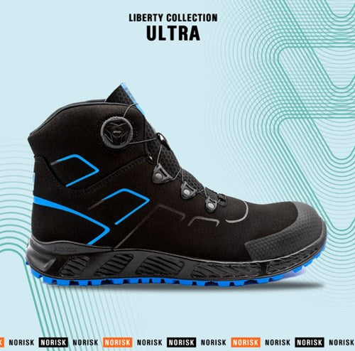 No risk ultra 1047.41 atop metaalvrij s3 | zwart blauw | maat 41 - 5607421074419