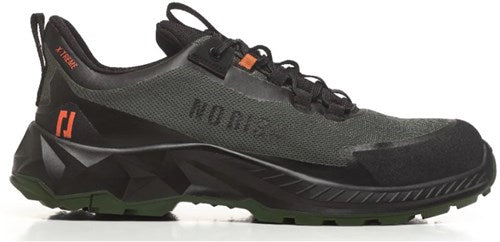 No risk x-treme low green 1257.08 s3l | zwart groen | maat 43 - 5607421120437
