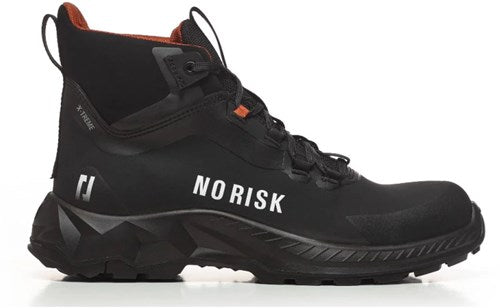 No risk x-treme mid black 1057.00 s3 | zwart | maat 37 - 5607421119370
