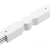 Nordic hoekstuk instelbaar tbv. rail wit 5050042
