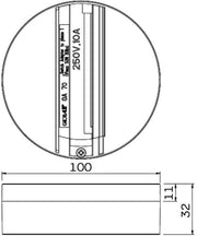 Nordic lival opbouwdoos 3-fasen spots zwart 5050421 - afbeelding 2