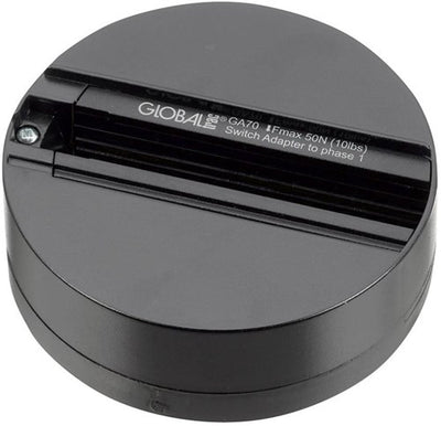 Nordic lival opbouwdoos 3-fasen spots zwart 5050421