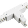 Nordic t-stuk vast 90gr. tbv. rail wit links 5050050