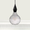 Enzo nordlux led globe g125 e27 2-15w 2200k avra helder stripes - 2760260