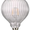 Enzo nordlux led globe g125 e27 2-15w 2200k avra helder stripes - 2760260