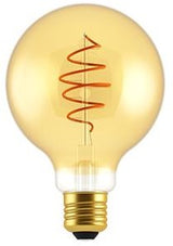 Enzo nordlux led globe g95 e27 4,9-35w 2200k filament spiraal gold dimbaar - 2760121 - afbeelding 1